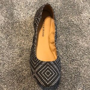 Lucky Brand LK-EMMIE grey/white flats